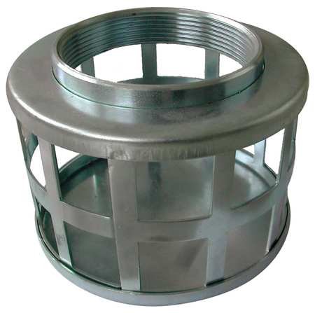 Zoro Select Suction Strainer, 5 Dia, 1.5 NPSM, SidePerf 5RWL2