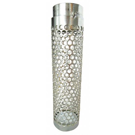 Zoro Select Suction Strainer, 2.75dia, 2 NPSM, SidePerf 5RWK2