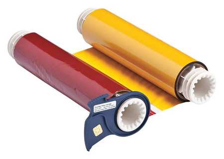 Brady Ribbon Cartridge, 8-3/4" W, 200 ft. L, Black/Blue/Red/Yellow 13530