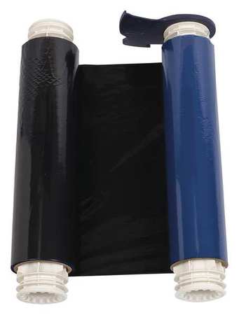 Brady Ribbon Cartridge, 8-3/4" W, 200 ft. L, Black/Blue 13524