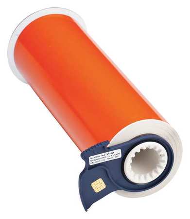 Brady Label Tape Cartridge, Orange, Labels/Roll: Continuous 13613