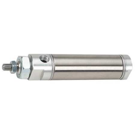 SPEEDAIRE Air Cylinder, 1 1/4 in Bore, 7 in Stroke, Round Body Double Acting NCDMB125-0700