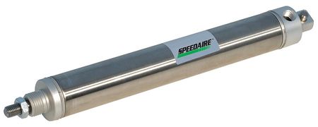 SPEEDAIRE Air Cylinder, 1 1/2 in Bore, 3 in Stroke, Round Body Single Acting NCDMC150-0300CS
