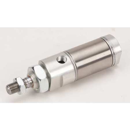 SPEEDAIRE Air Cylinder, 1 1/16 in Bore, 2 in Stroke, Round Body Double Acting NCDMB106-0200