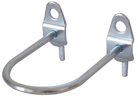 ZORO SELECT U-Shaped Pegboard Hook, 1 3/4 In ID, PK5 5TPE9