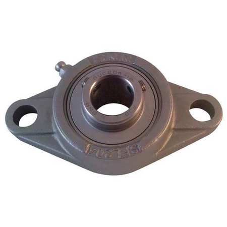 NTN Flange Bearing, 2-Bolt, Ball, 3/4" Bore SUCFL204-12