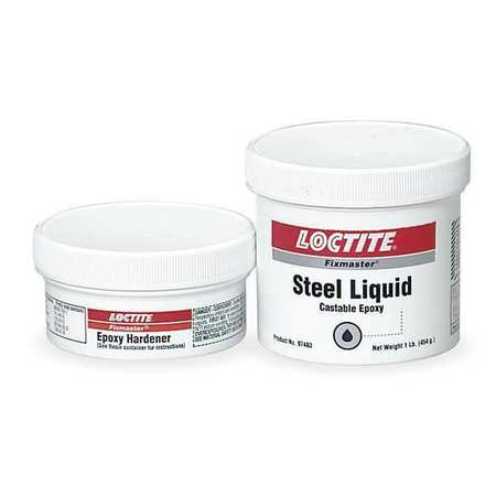 Loctite Gray Fixmaster® Steel Liquid, 1 lb. Kit 235617