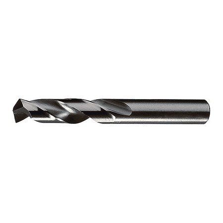 WESTWARD Screw Machine Drill Bit, 3/8 in Size, 135  Degrees Point Angle, Cobalt Steel, Straw/Bronze Finish 5TVU9