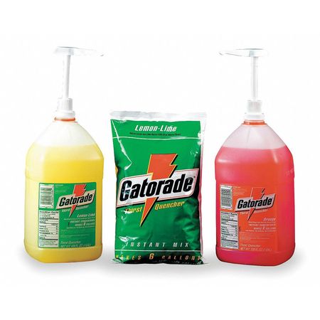 Gatorade G Series, Thirst Quencher Sports Drink Mix, Powder, Lemon-Lime, 6 Gal Yield Per 51 oz Pk, 1 Pack 03967