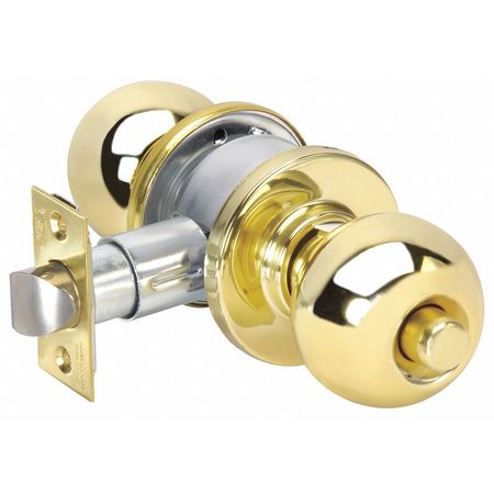 YALE Medium Duty Knob Lockset, Ball, Privacy CA5302 x 605