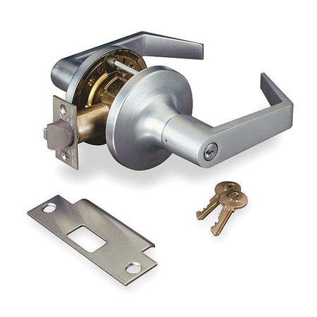 YALE Lever Lockset, Mechanical, Storeroom AU5405LN x 626 x YMS
