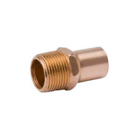 STREAMLINE 1/2" NOM FTG x 1/2" MNPT Copper Adapter W 01431