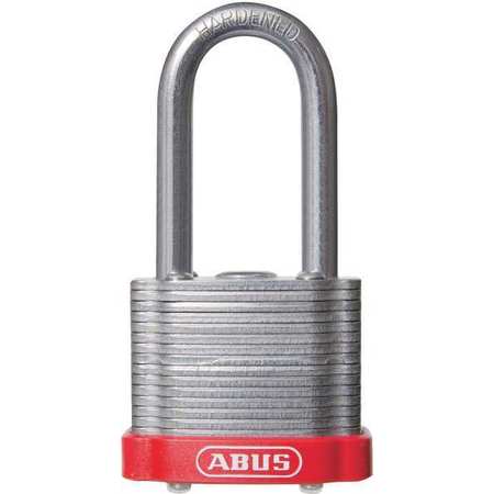 ABUS Lockout Padlock, KD, MK, Red, 1-3/8"H 41HB/40 KD Red