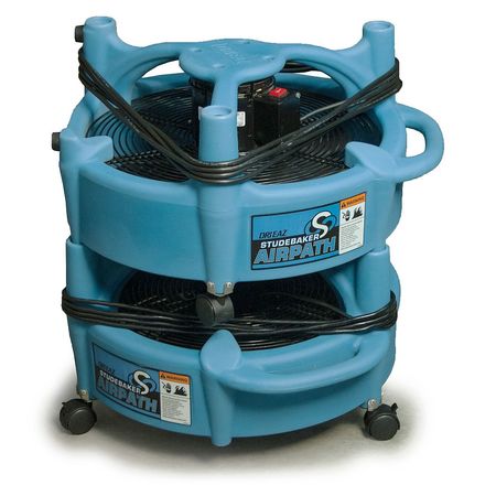 Dri-Eaz Carpet/Floor Dryer, 115V, 5500 cfm, Blue F377