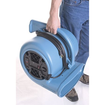 Dri-Eaz Carpet/Floor Dryer, 115V, 2700 cfm, Blue F351