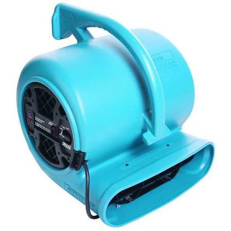 Dri-Eaz Carpet/Floor Dryer, 115V, 2700 cfm, Blue F351