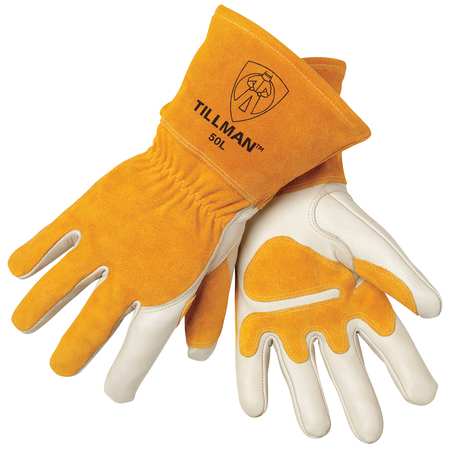 TILLMAN MIG Welding Gloves, Cowhide Palm, XL, PR 50XL