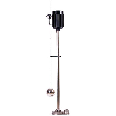 DAYTON Upright Sump Pump, 1/2 HP 5URJ4