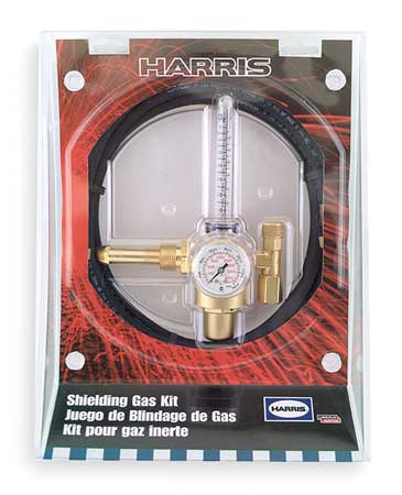 HARRIS Flowmeter Regulator, Single Stage, CGA-580, 0 to 4000 psi, Use With: Argon, Carbon Dioxide 355AR-58010