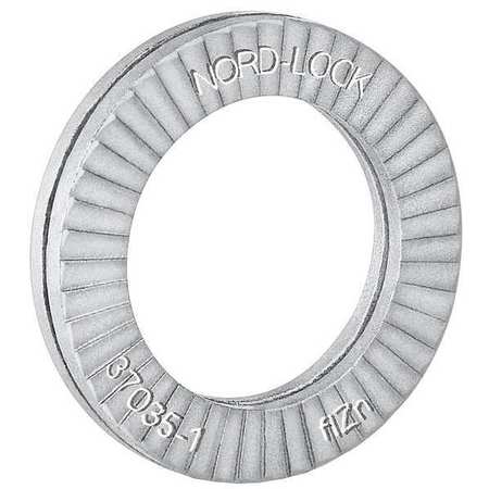 Nord-Lock Wedge Lock Washer, For Screw Size 3/4 in Steel, Advanced Corrosion Resistance Finish, 100 PK 2150