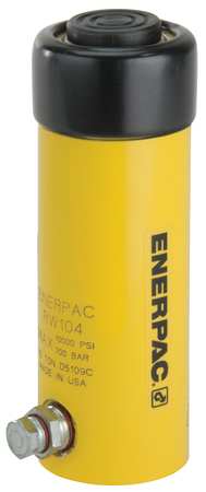 ENERPAC RW104, 11180 lbs Capacity, 4.18 in Stroke, General Purpose Hydraulic Cylinder, Cylindrical Model RW104