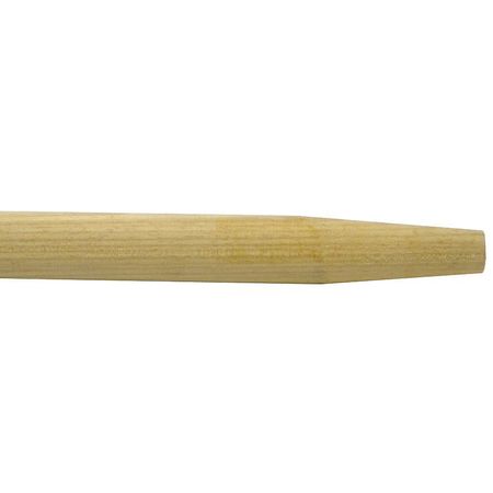 Tough Guy 96" Broom Handle, 1 1/8 in Dia, Brown, Wood 90606