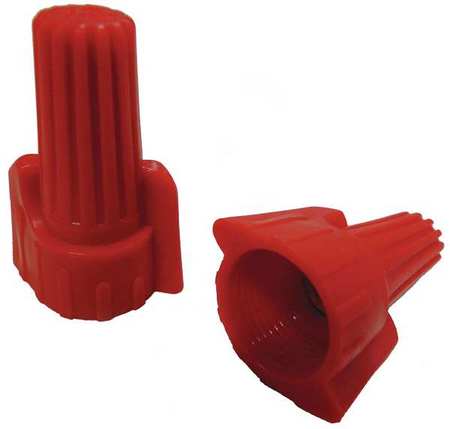 POWER FIRST Wire Connector Wing, Red, PK100 5UYJ8