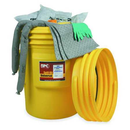 BRADY SPC ABSORBENTS Spill Kit, Universal, Yellow SKA-95