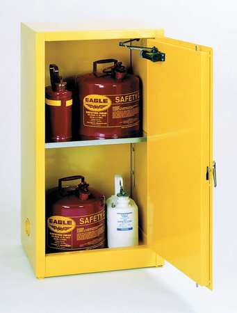 Eagle Mfg Flammable Safety Cabinet, 4 gal., Yellow 1904