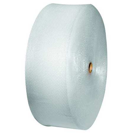 ZORO SELECT Perforated Bubble Roll 48" x 750 ft., 3/16" Thickness, Clear 5VER4