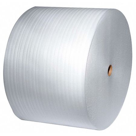 Zoro Select Foam Roll, White, 12 In. W, 550 ft. L, PK6 5VFH5