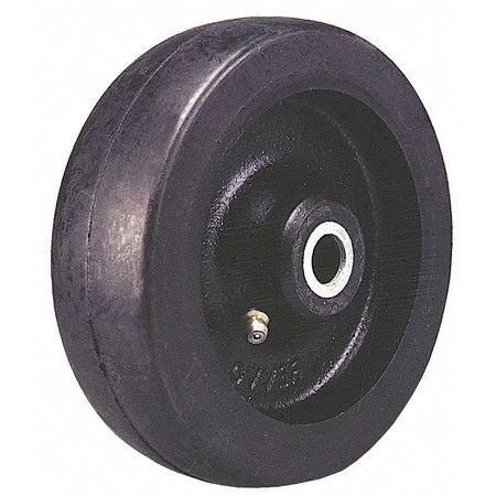 ZORO SELECT Caster Wheel, Rubber, 8 in., 1175 lb. 200 RU15