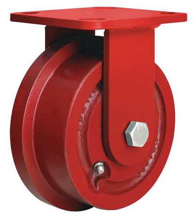 HAMILTON Single-Flanged Castr, Cst Irn, 4-15/16 in. R-HS-FT51H