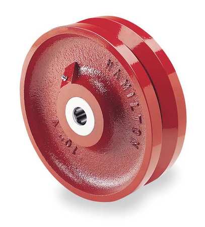Zoro Select Caster Wheel, Cast Iron, 8 in., 2500 lb. W-8-V-1