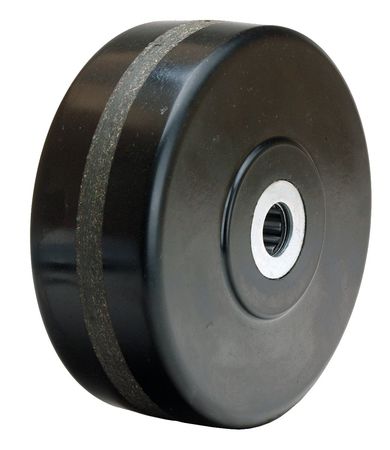 ZORO SELECT Caster Wheel, Phenolic, 8 in., 3000 lb. W-830-P-1