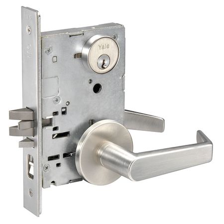 Yale Lever Lockset, Mechanical, Entrance AUR8807FL x 626