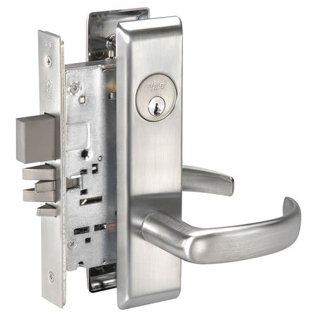 YALE Lever Lockset, Mechanical, Classroom PBCN88182FL x 626 x YMS