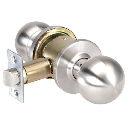 YALE Knob Lockset, Mechanical, Passage, Grd. 2 CA4601 x 630