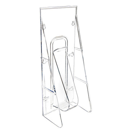 DEFLECTO Leaflet Holder, 1 Compartment, Clear 55601GR