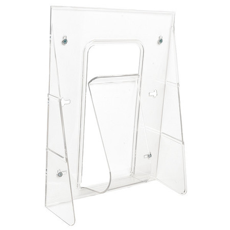 DEFLECTO Magazine Holder, 1 Compartment, Clear 55501GR