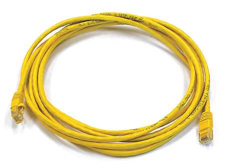 MONOPRICE Ethernet Cable, Cat 5e, Yellow, 10 ft. 3392
