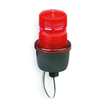 FEDERAL SIGNAL Low Profile Warning Light, LED, Red LP3ML-120R