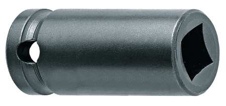 APEX TOOL GROUP 1/4" Drive, 5/16 in Square SAE Socket, 4 Points 1610-D