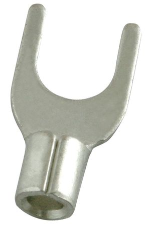 POWER FIRST 22-16 AWG Non-Insulated Fork Terminal #6 Stud PK100 5WHD8