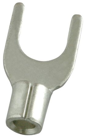POWER FIRST 22-16 AWG Non-Insulated Fork Terminal #10 Stud PK100 5WHE0