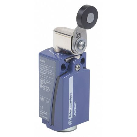TELEMECANIQUE SENSORS Limit Switch, Roller Lever, Rotary, 1NC/1NO, 10A @ 240V AC XCKD2118N12