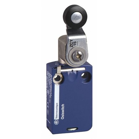 TELEMECANIQUE SENSORS Limit Switch, Roller Lever, Rotary, 1NC/1NO, 6A @ 240V AC XCMD2115L1