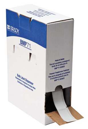 Brady Label Cartridge, White/Translucent, Labels/Roll: 1000 BM71-21-427