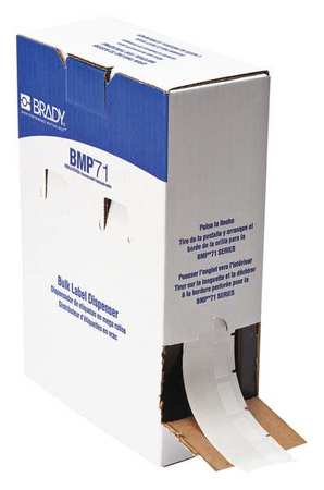 Brady Cartridge Label, White on Translucent, Labels/Roll: 2500 BM71-31-427