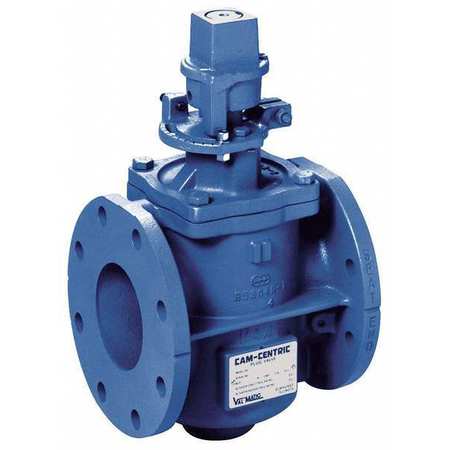 Val-Matic Plug Valve, 2 1/2 In, Nut Operated, CI 5825RN